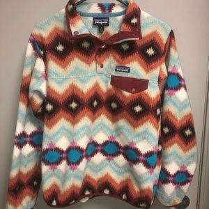 PATAGONIA Aztec fleece pullover w pocket